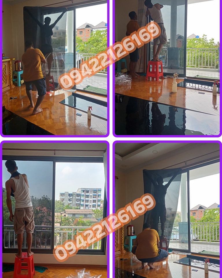 Glass UV Sticker, Home UV Sticker, Office UV Sticker, Showroom UV Sticker & Building Sun Protection Window Film Installation