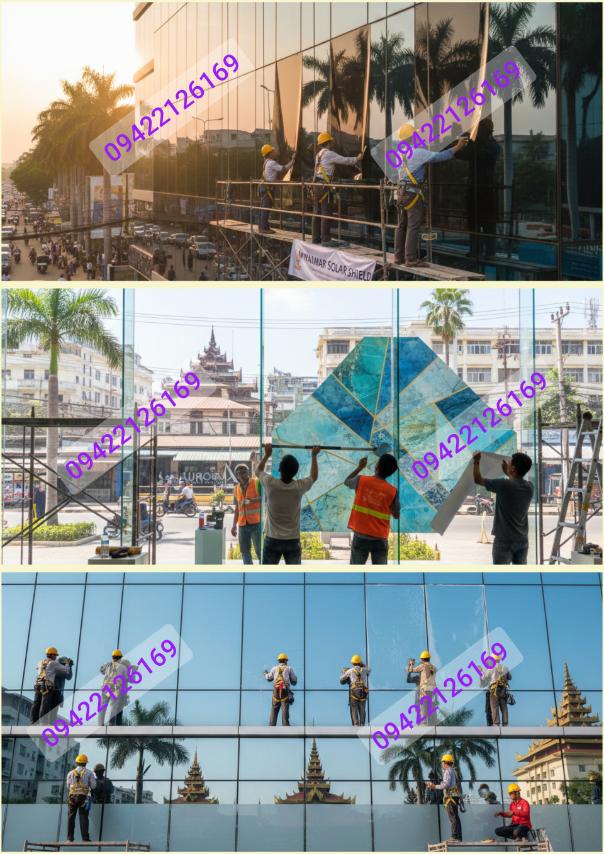 Home UV Sticker, Office UV Sticker, Sun Protection Sticker, Privacy Glass Sticker