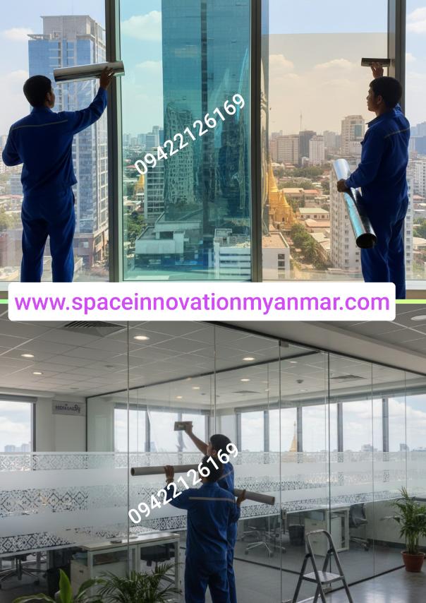 Sun Protection Window Film Sales, Distribution and Installation, Privacy Glass Stciker Supplier Myanmar  