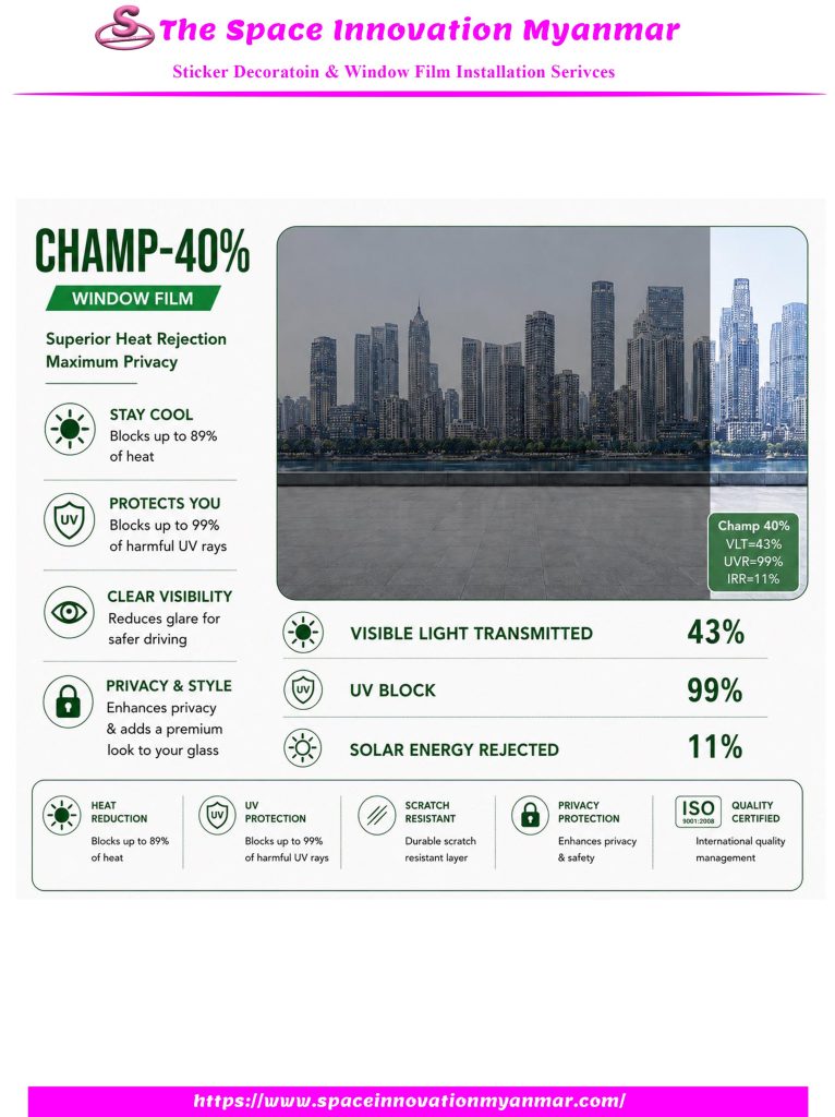 Suncontrol Champ Window Film Thailand 